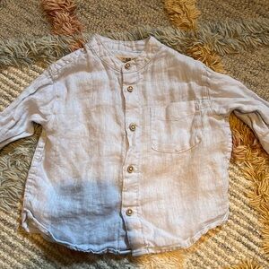 Boys Zara linen shirt